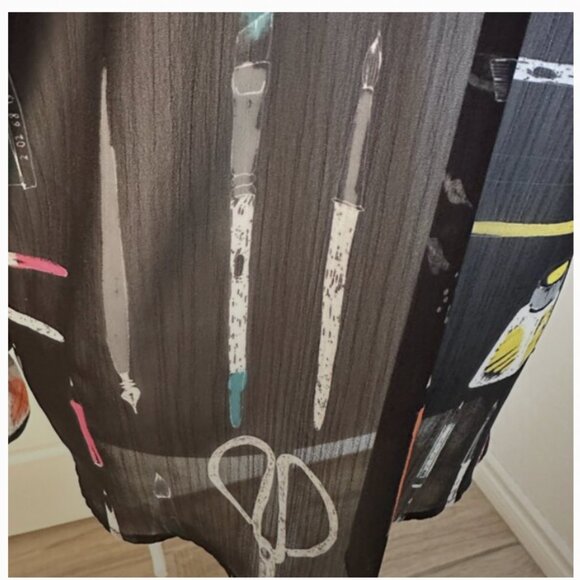 VILAGALLO BLACK TOP MEDIUM - Picture 3 of 5